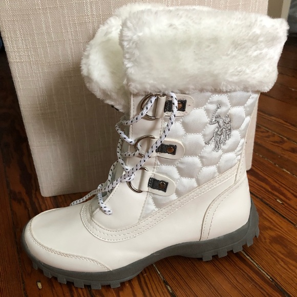 white polo boots ralph lauren